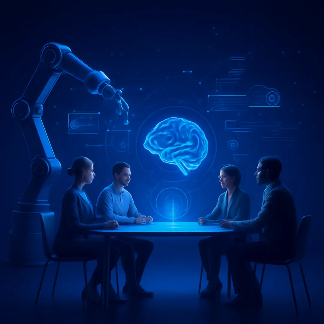 AI strategy consulting session